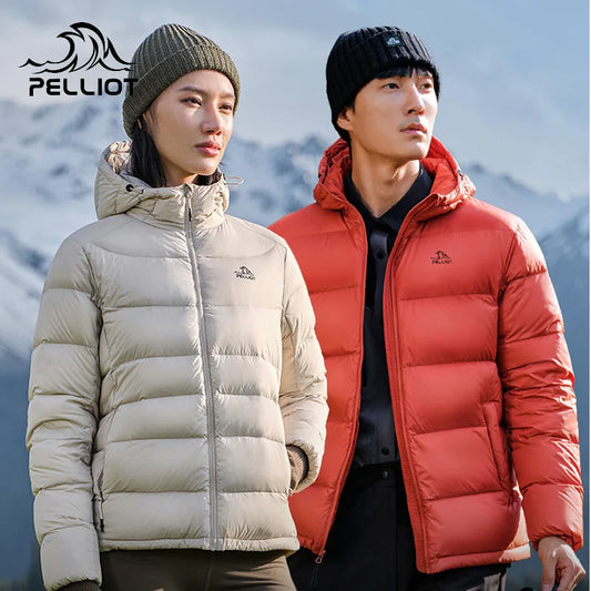 Pelliot 2023 Men Jackets waterproof windbreakers 95% Whitegoose down Jackets Casual Portable winter Coat for women Down Parkas